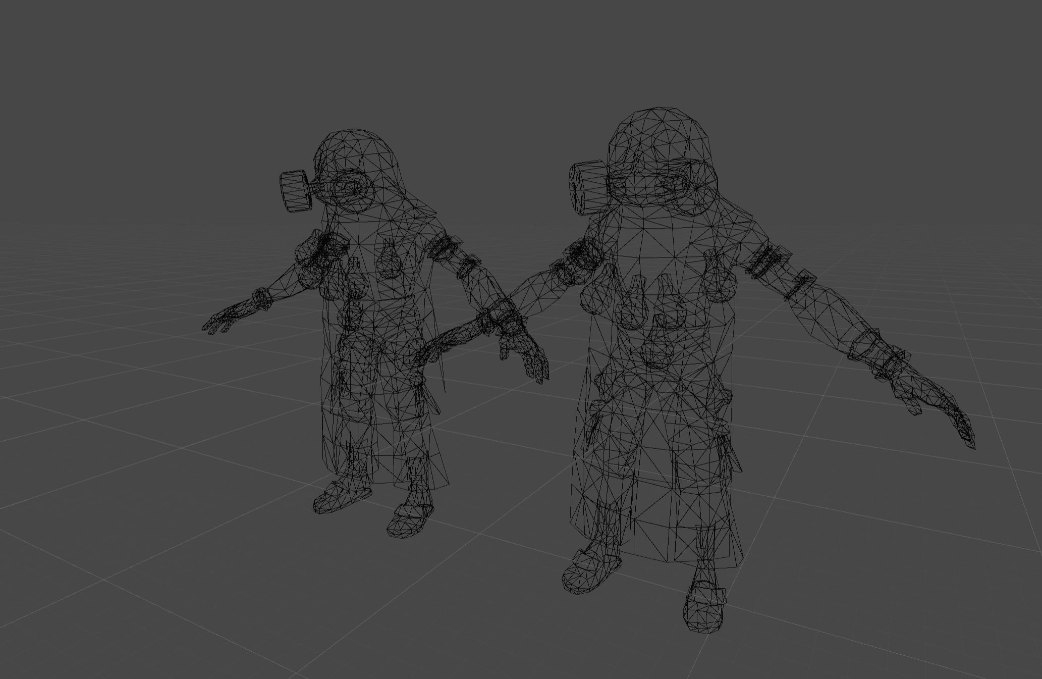 Mutant Troll Shaman Low-poly 3D model_7