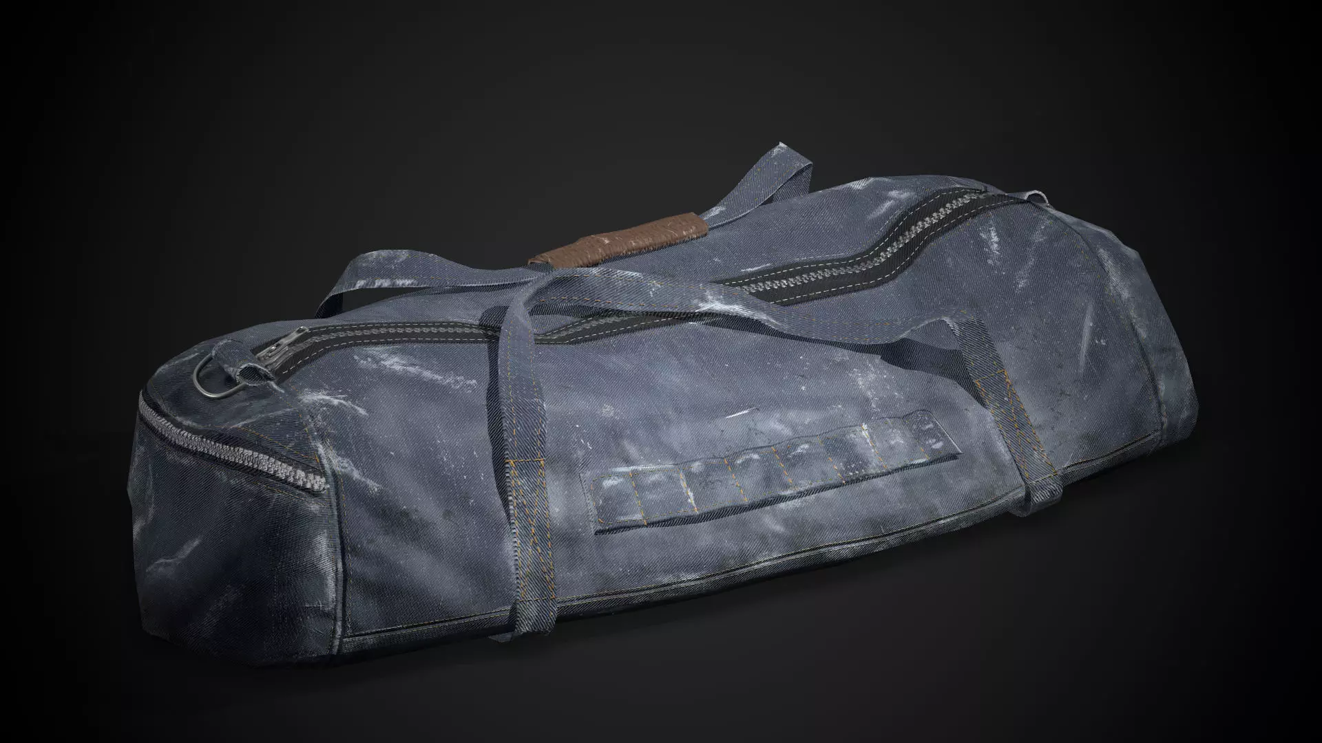 Realistic Duffle Bag - Game Ready Prop Low-poly 3D model_0