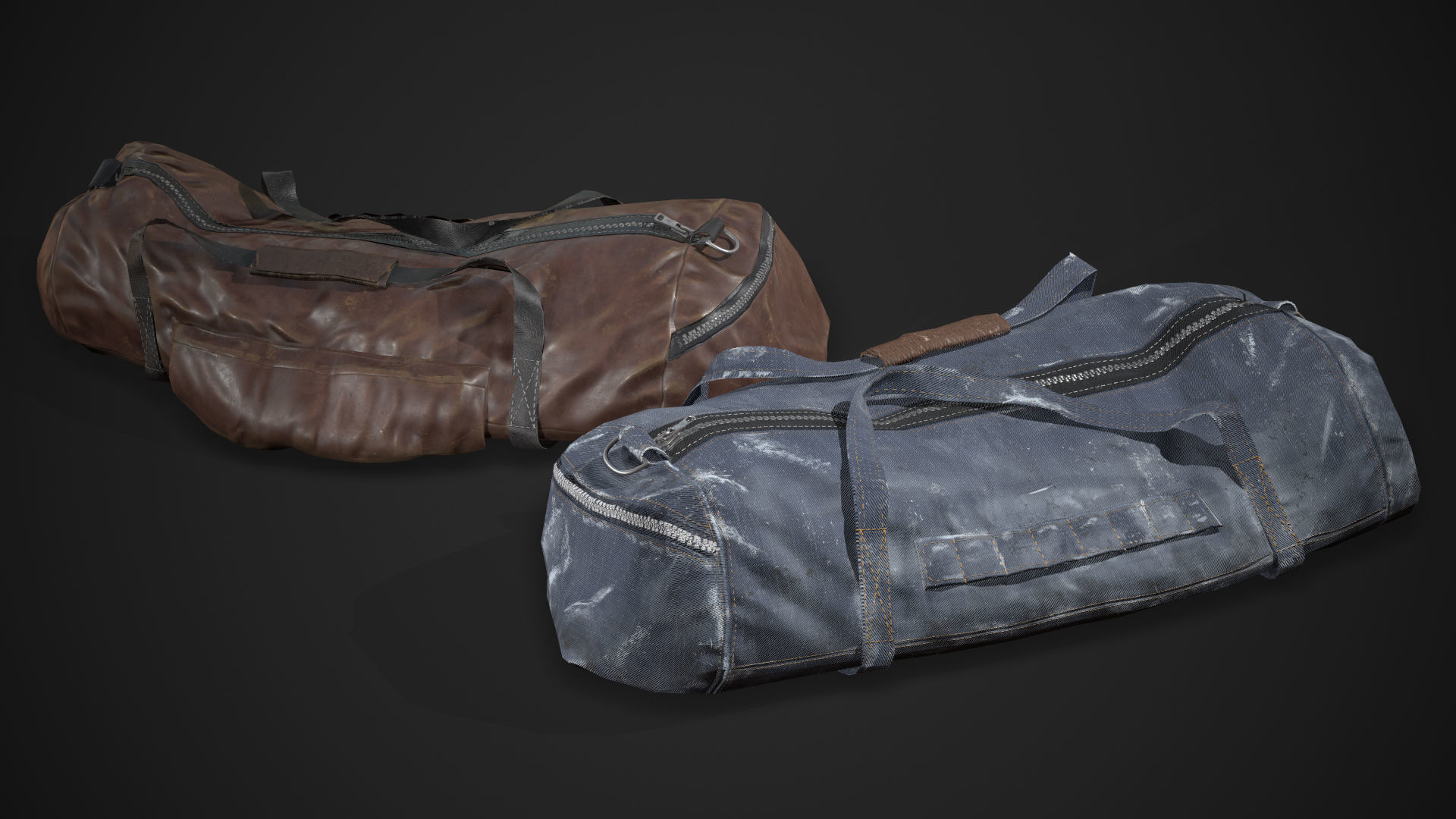 Realistic Duffle Bag - Game Ready Prop Low-poly 3D model_2