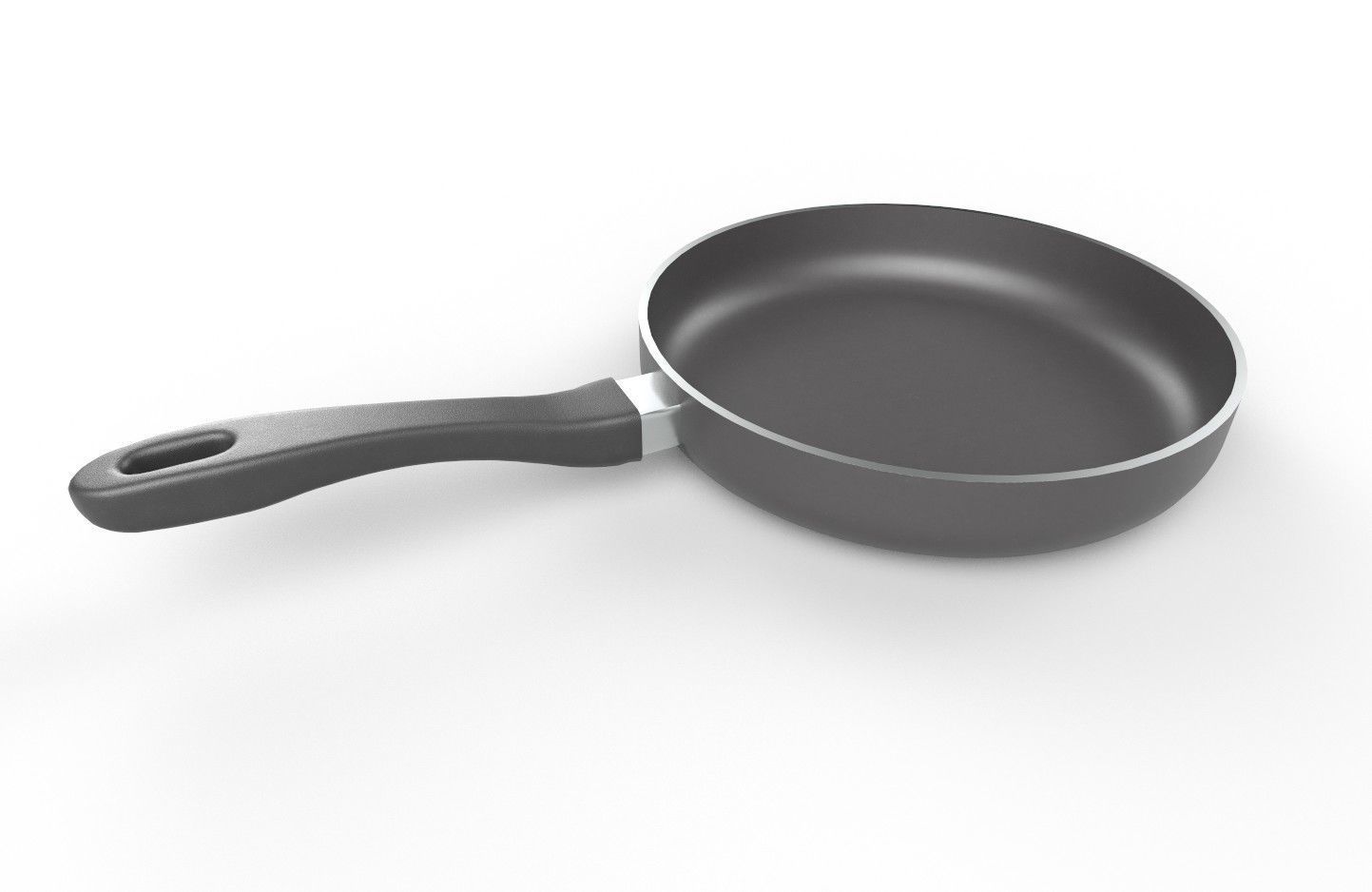 Frying Pan 01 Low-poly 3D model_10
