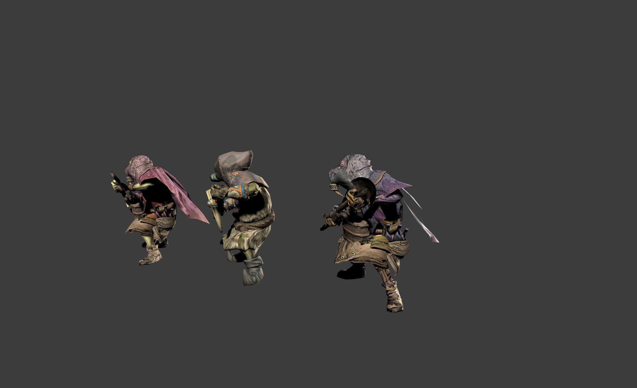 Mutant Troll Worker Low-poly 3D model_11