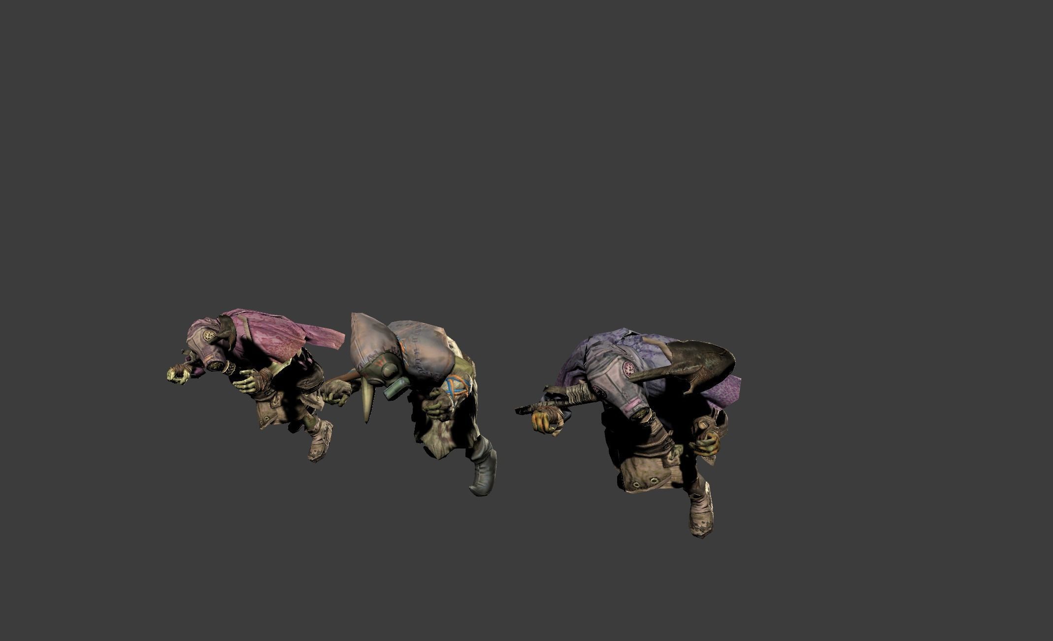 Mutant Troll Worker Low-poly 3D model_14