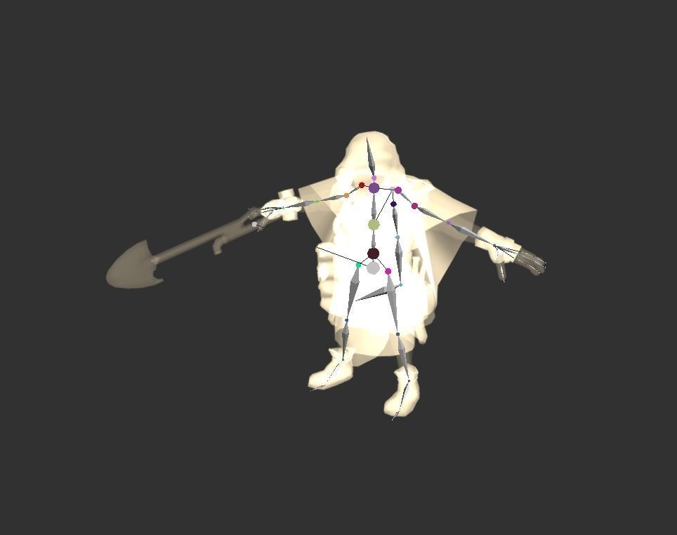 Mutant Troll Worker Low-poly 3D model_2