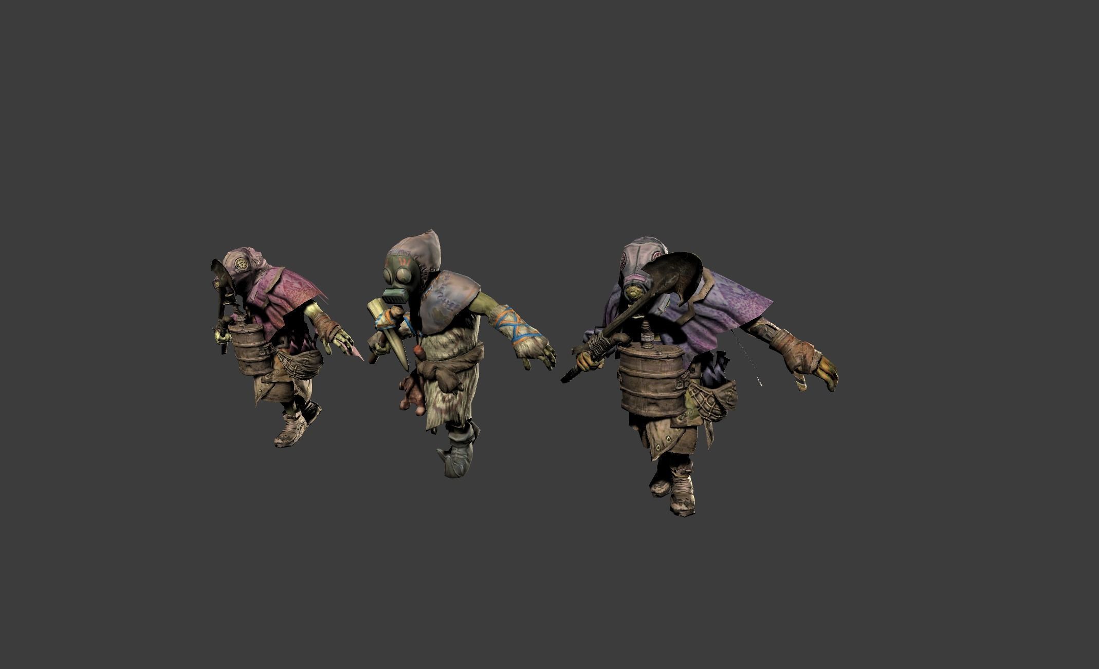 Mutant Troll Worker Low-poly 3D model_17