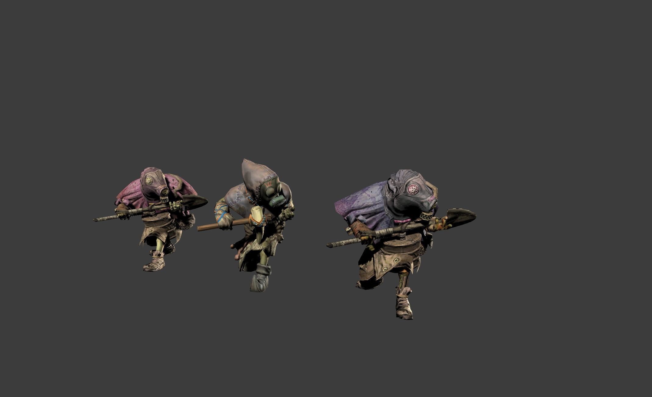 Mutant Troll Worker Low-poly 3D model_9