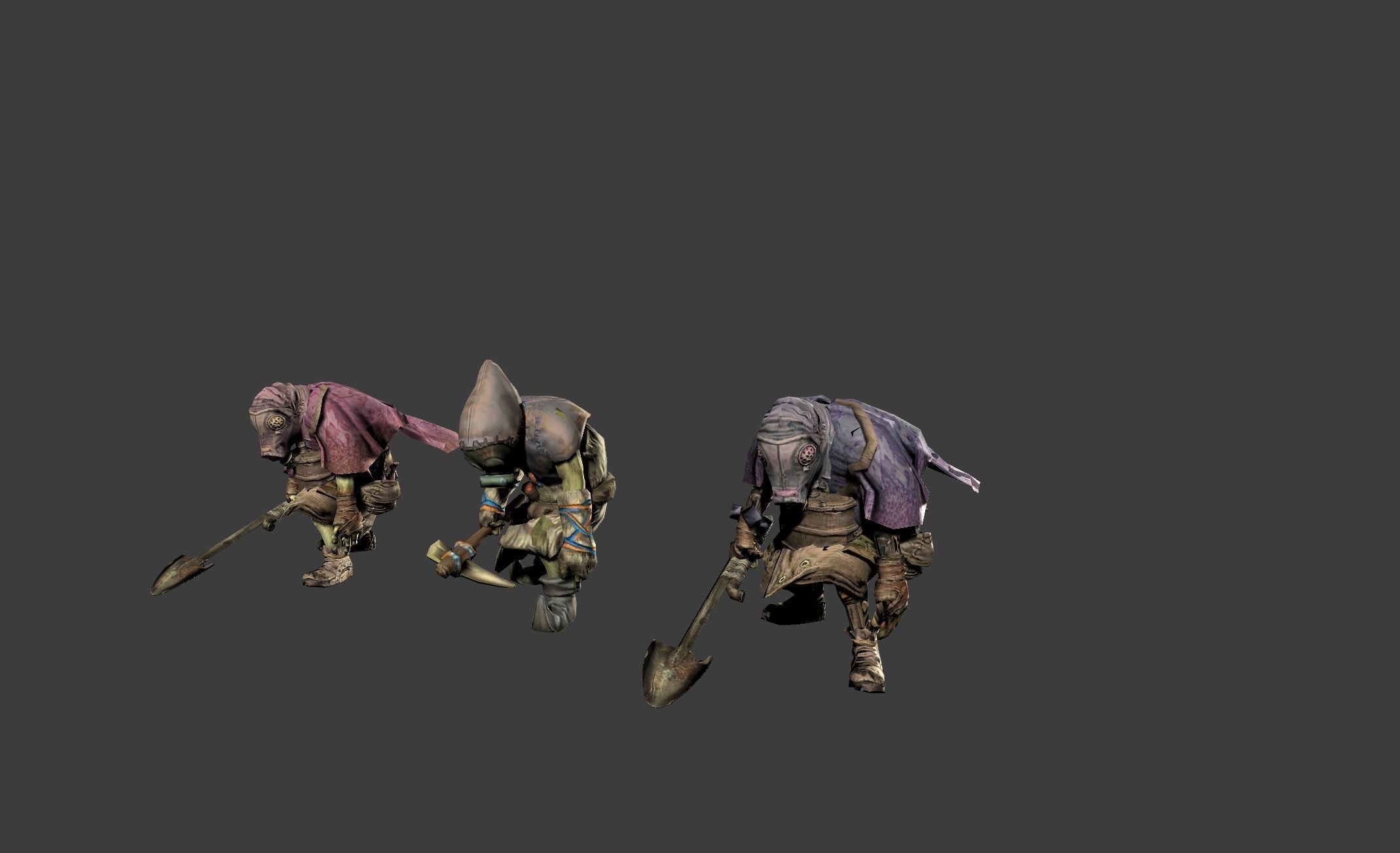 Mutant Troll Worker Low-poly 3D model_8