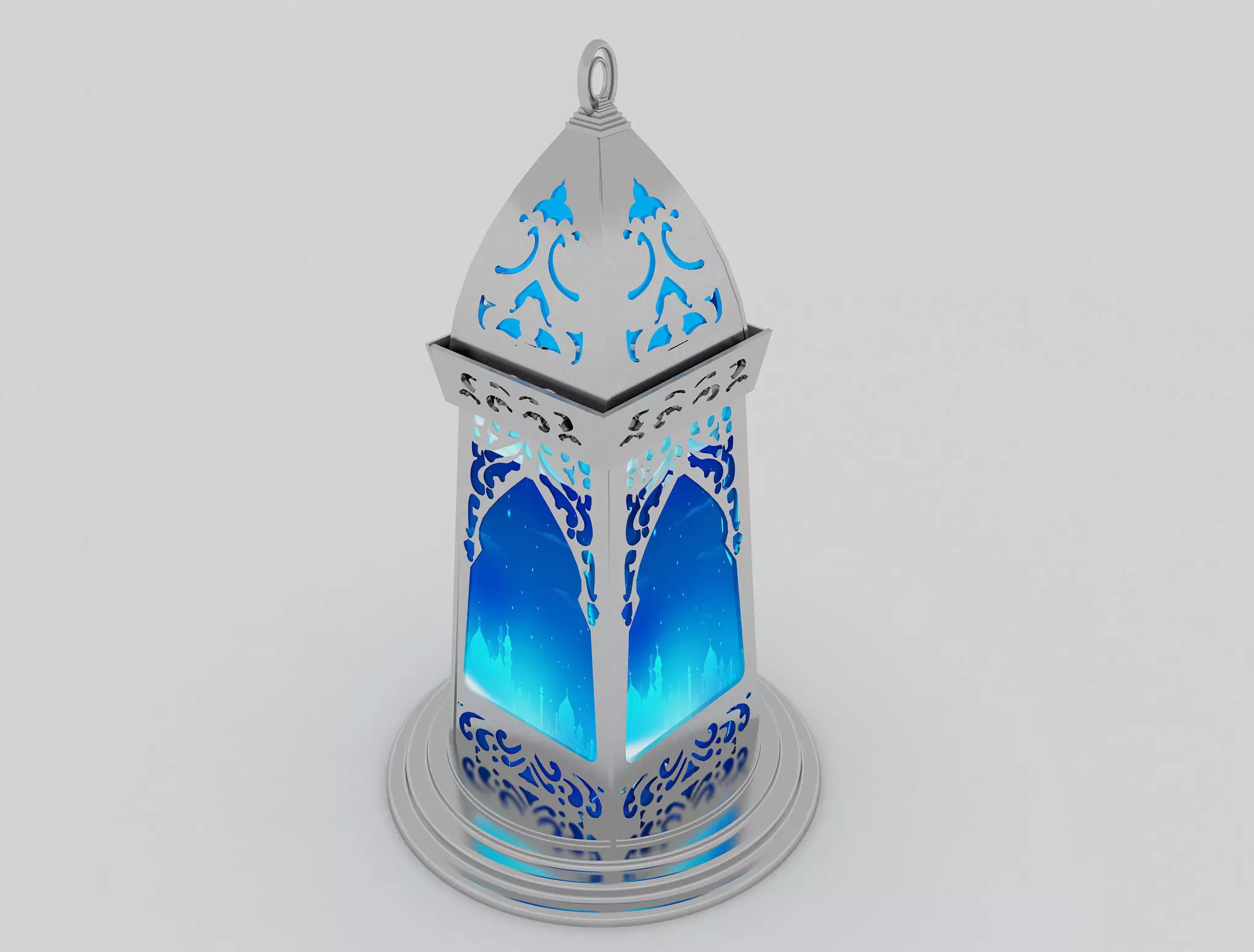 f12b Ramadan lantern fanous 3D model