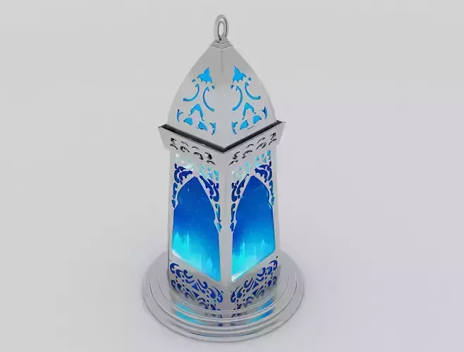 f12b Ramadan lantern fanous 3D model