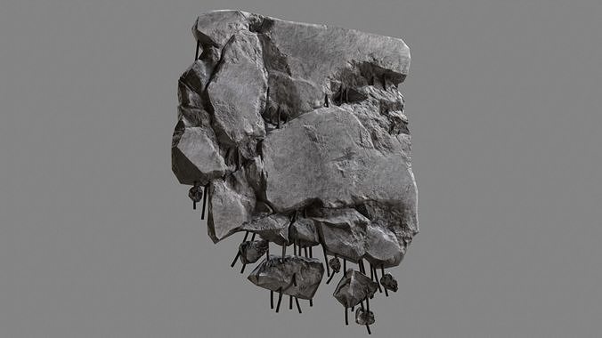Concrete Debris 06 v2 Low-poly 3D model