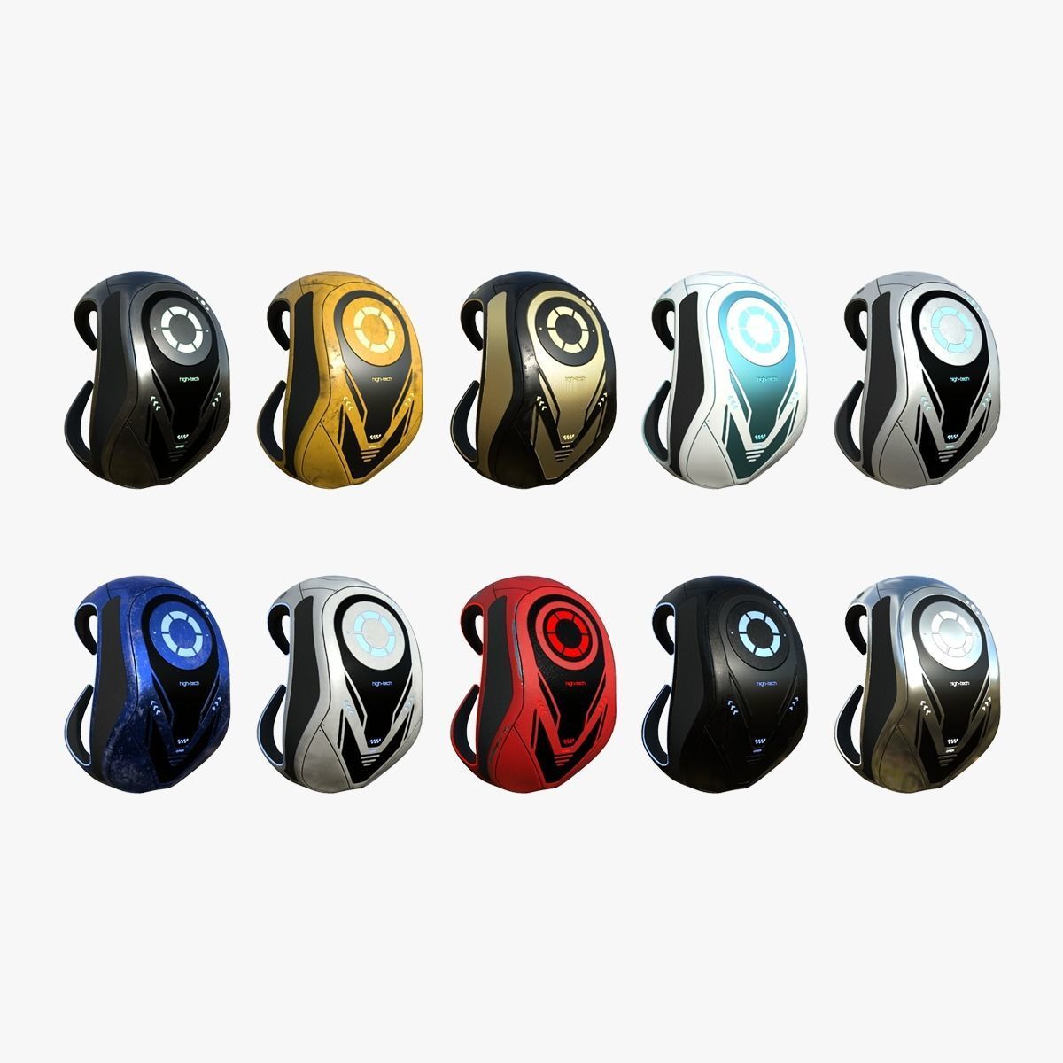 10 SciFi Backpack G Collection - Fashion Character Design _1