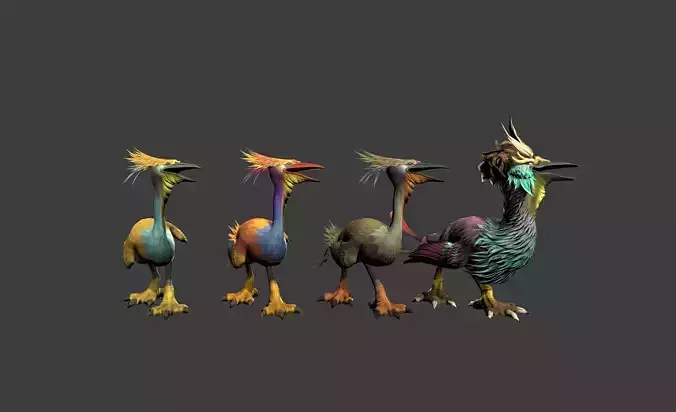 Alien Water Bird Animal