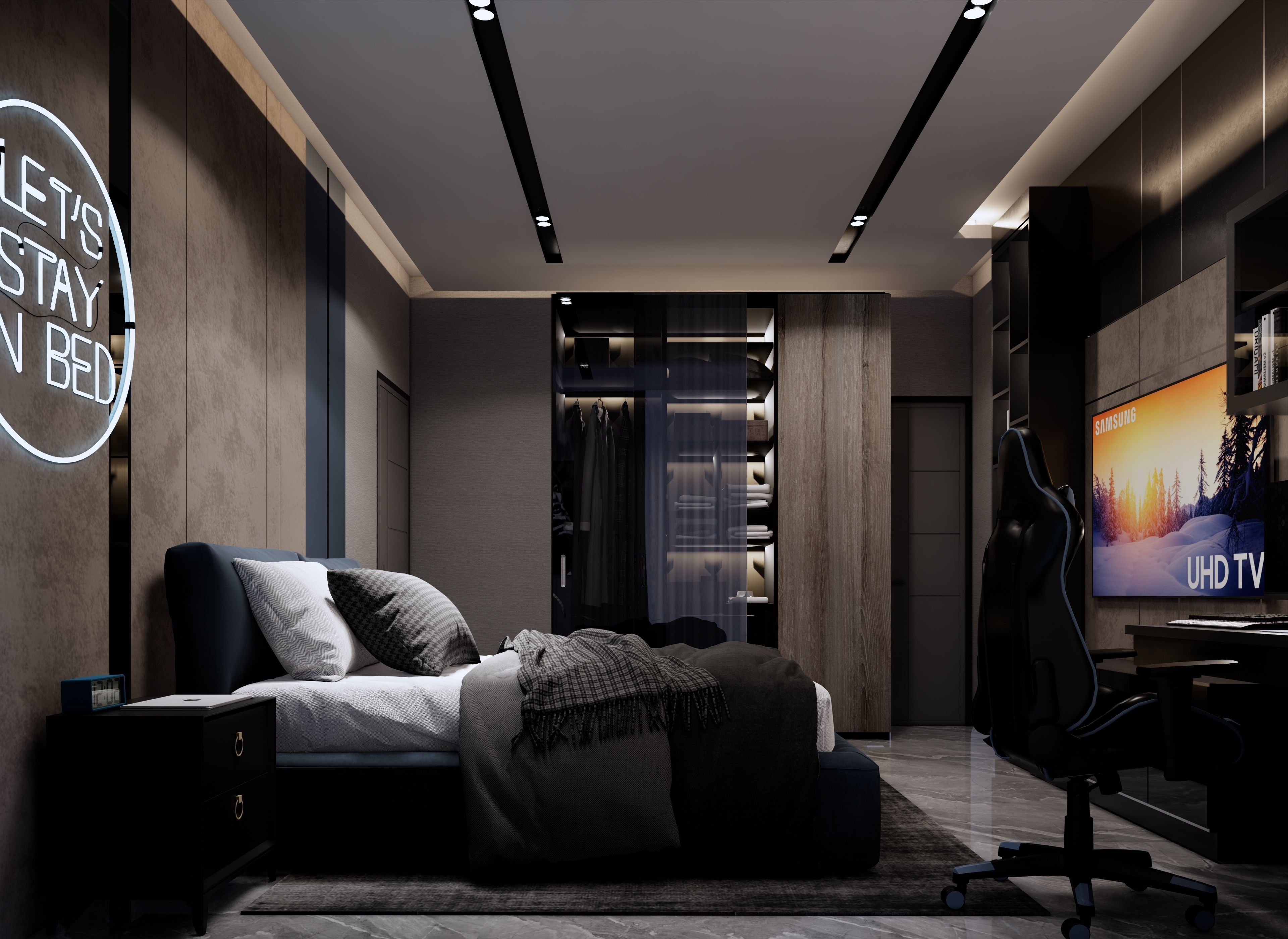 Bedroom Kids  3D model_2