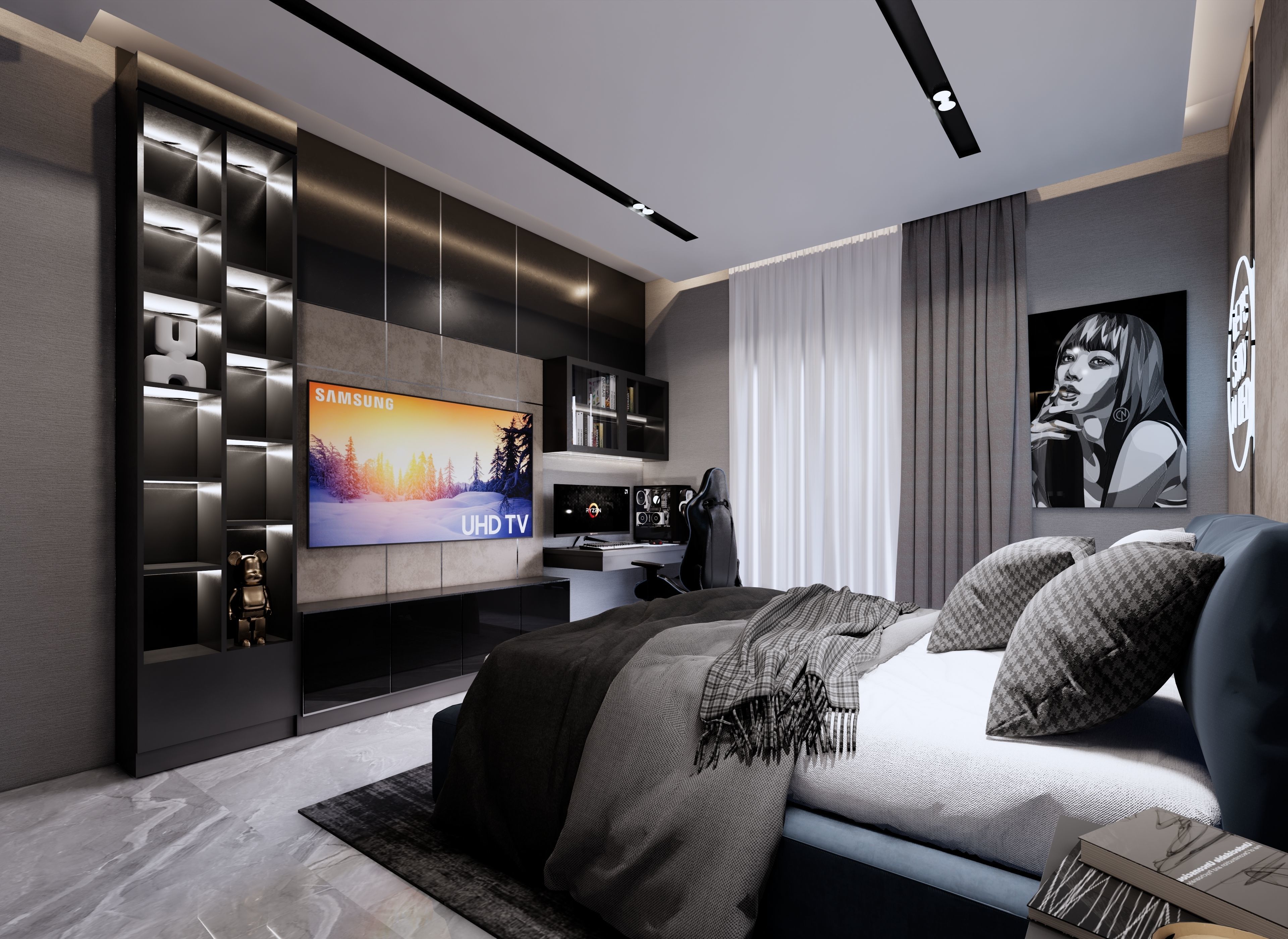 Bedroom Kids  3D model_1