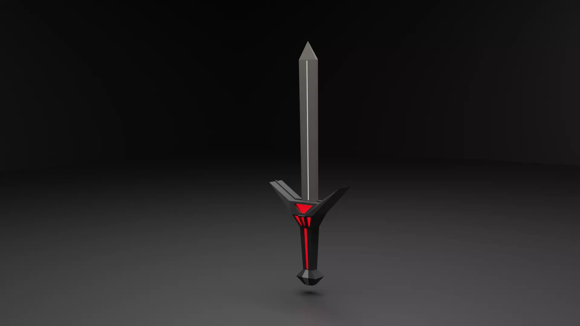 Sci-Fi Sword Free low-poly 3D model