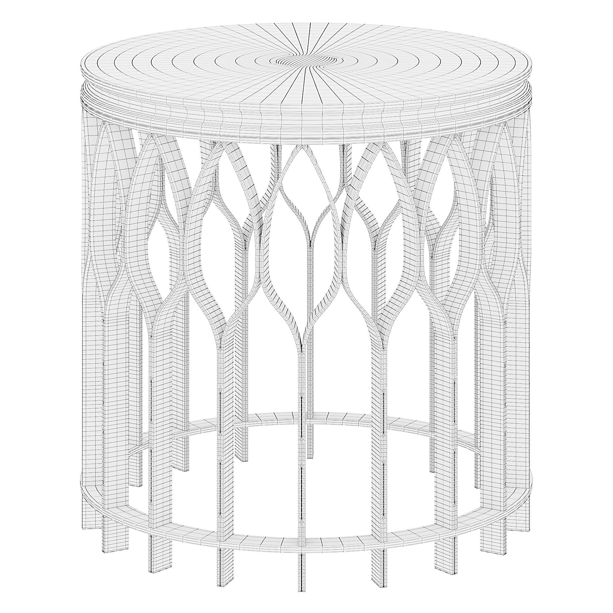 MECCA II SIDE TABLE by Maisonvalentina 3D model_6