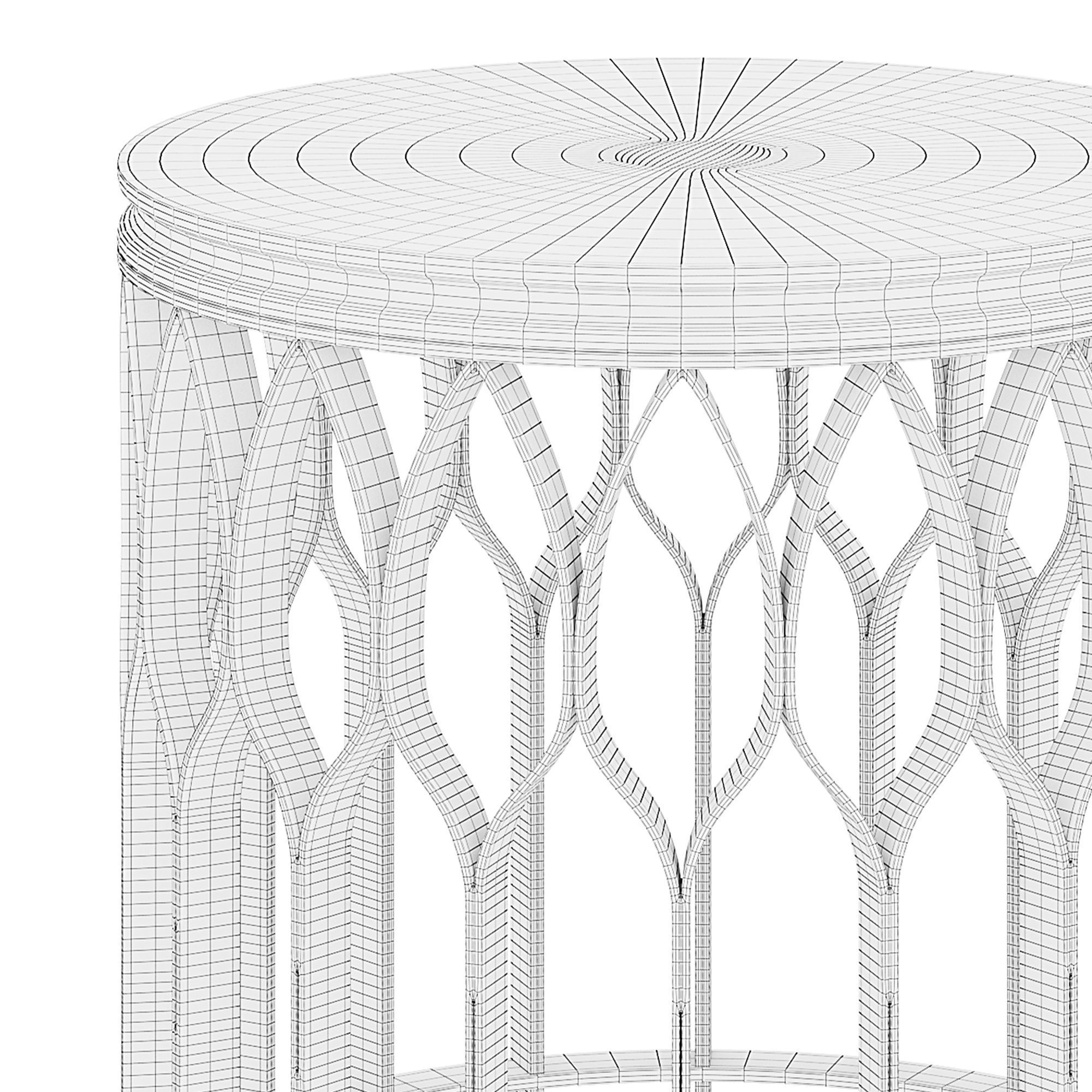 MECCA II SIDE TABLE by Maisonvalentina 3D model_5