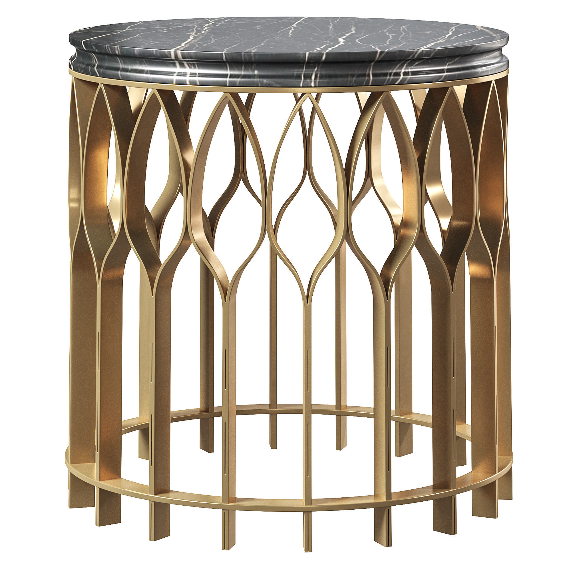 MECCA II SIDE TABLE by Maisonvalentina 3D model_2