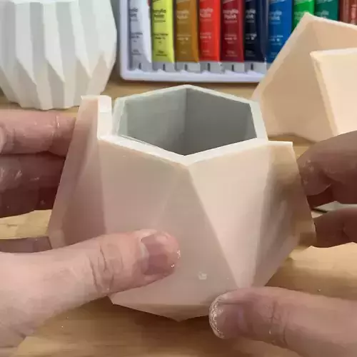 Geometric Planters Pot mold - 3D printed mold 3D print model