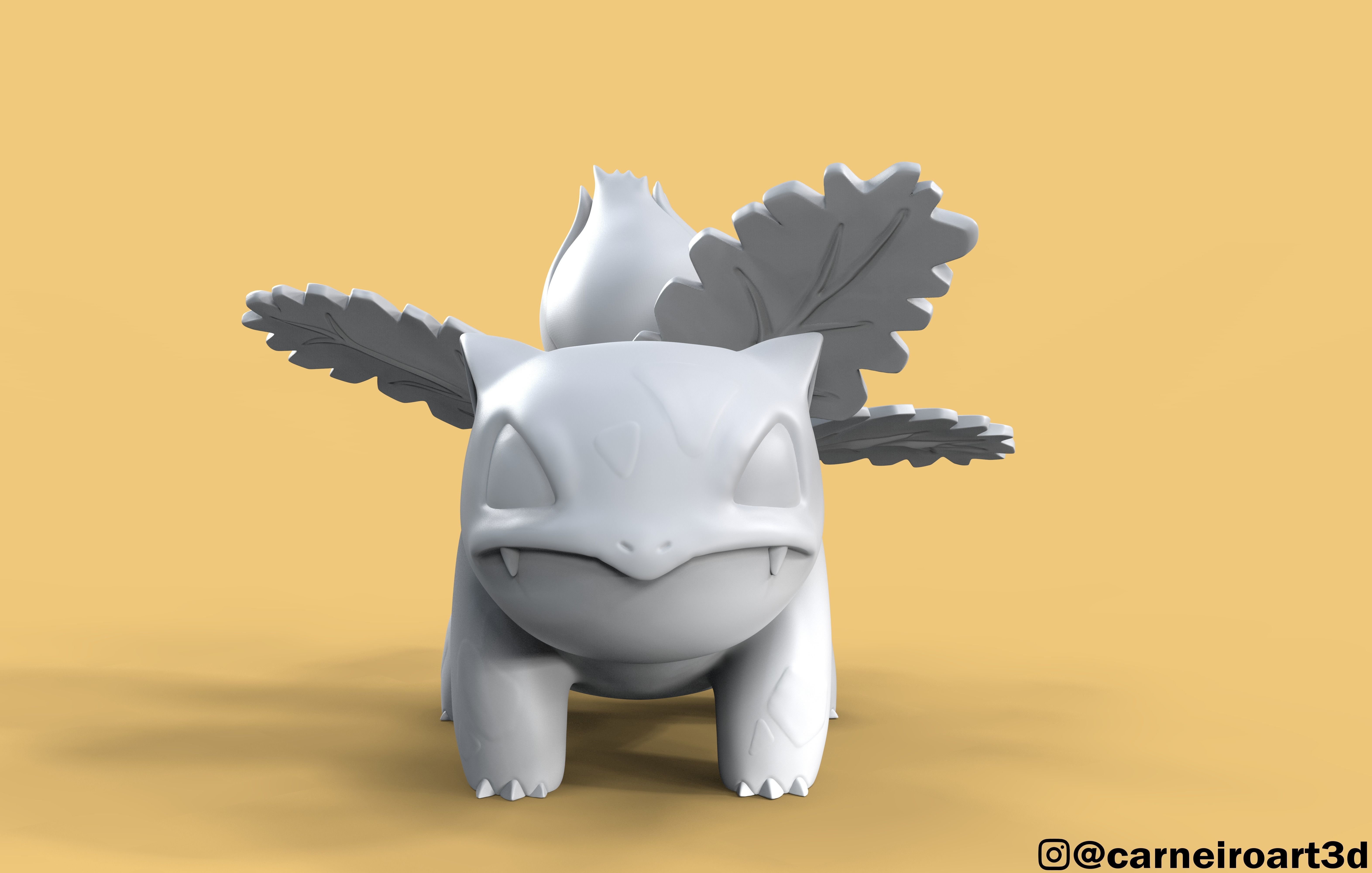 Ivysaur pokemon 3D model_6