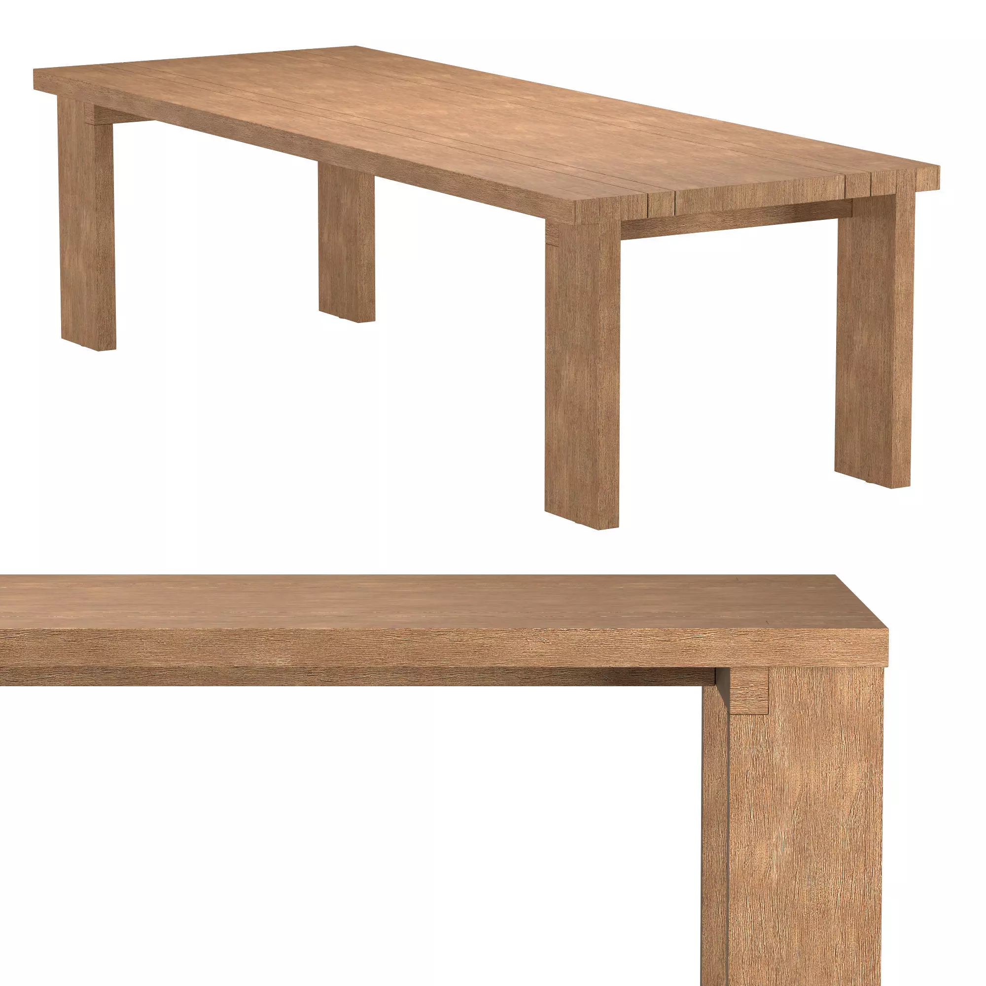 TAVIRA RECTANGULAR DINING TABLE 3D model