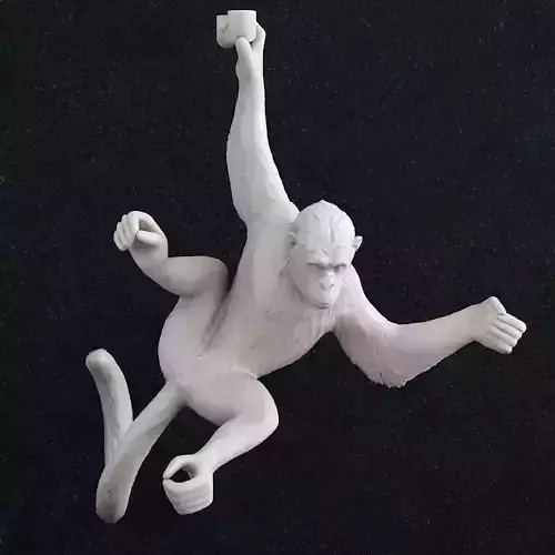 Monkey Chandelier 3D print model