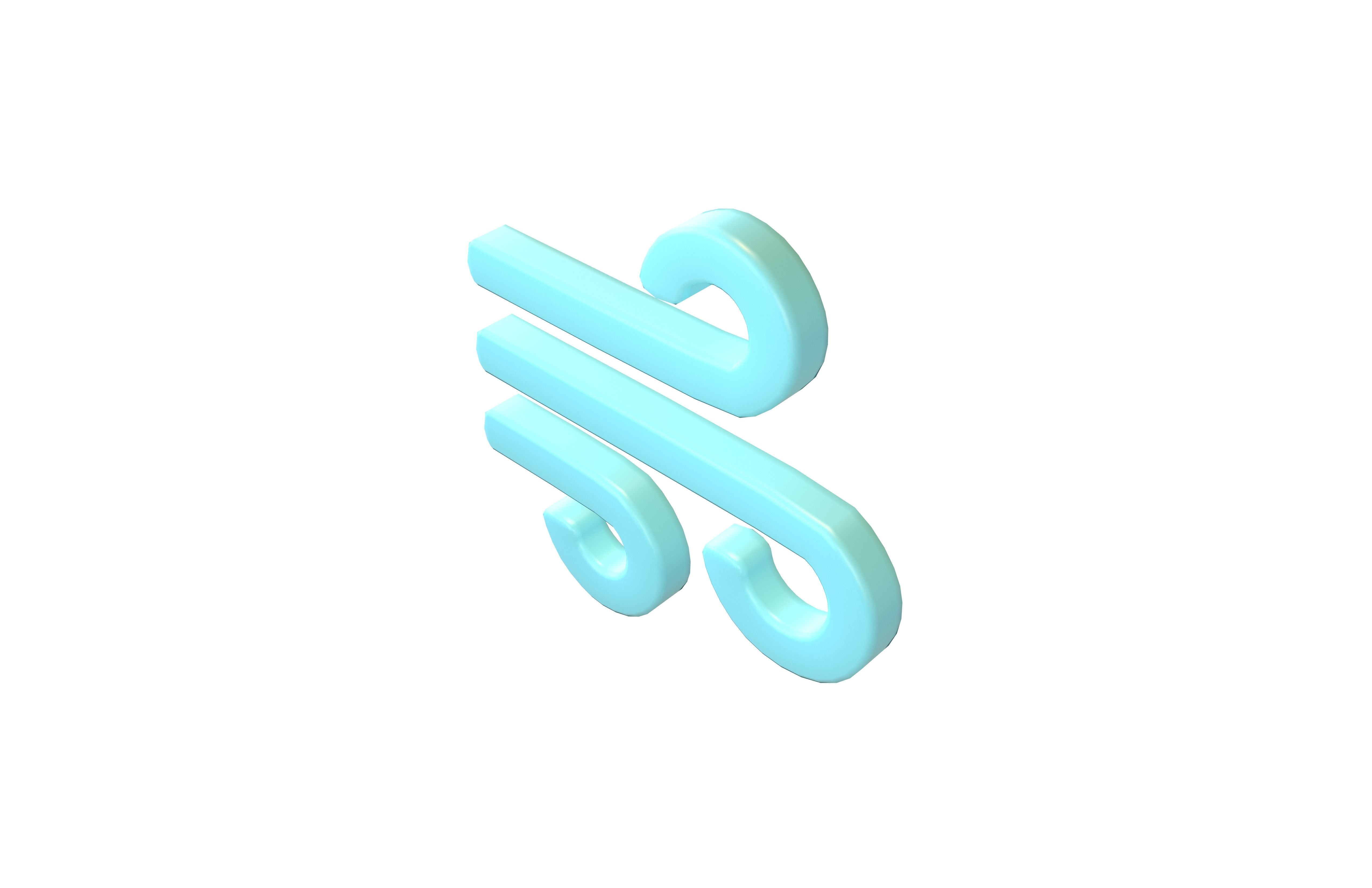 3D model Air Symbol v1 002 VR / AR / low-poly | CGTrader