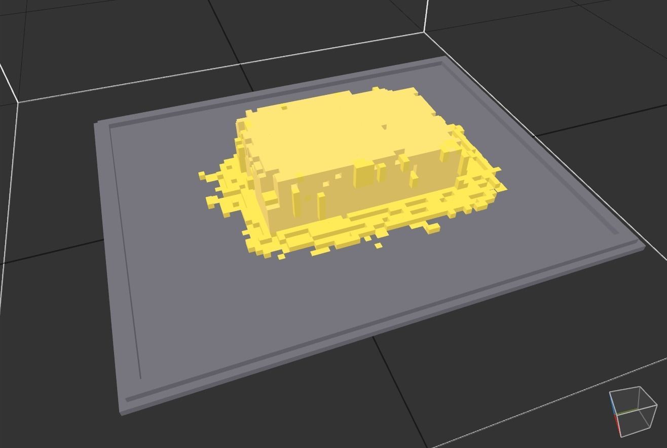 melted butter on a tray Low-poly 3D model_12
