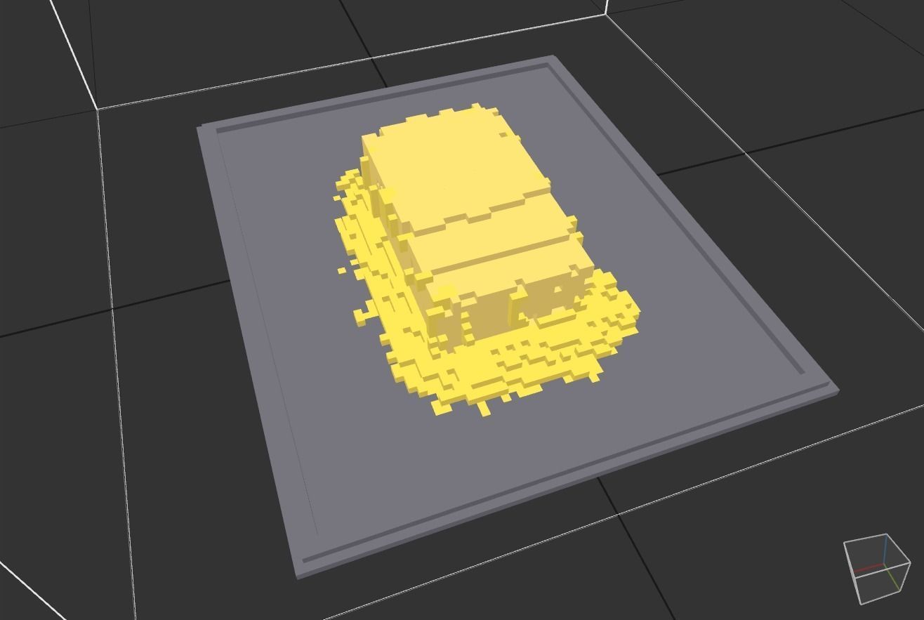 melted butter on a tray Low-poly 3D model_13