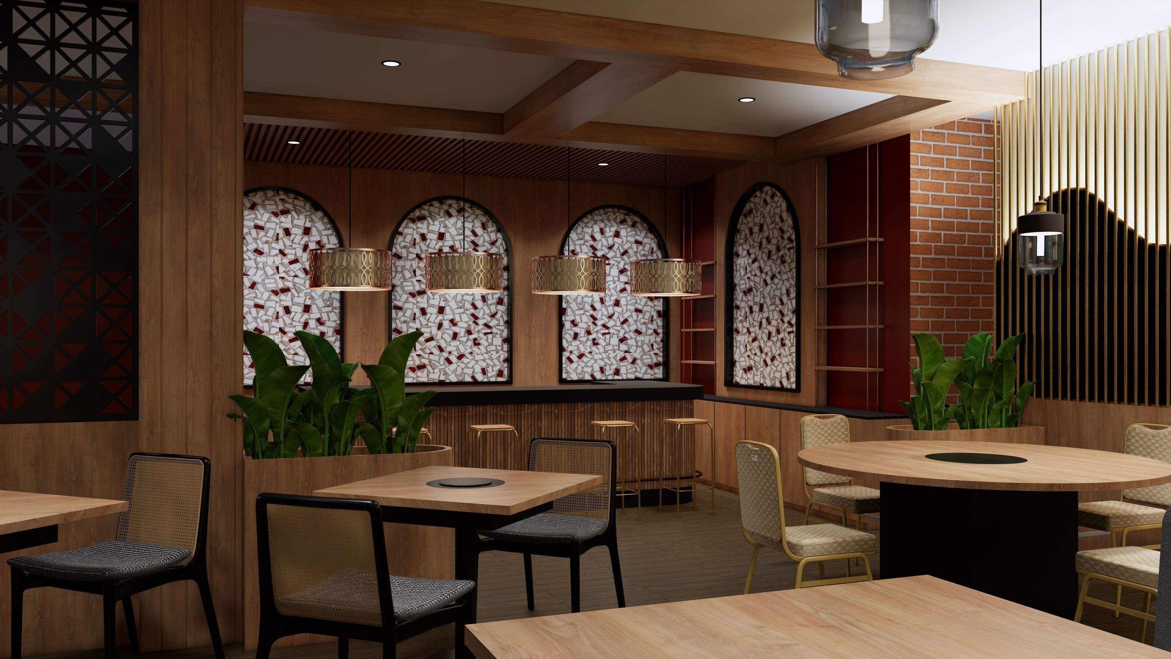 CHINESE RESTAURANT  3D model_2