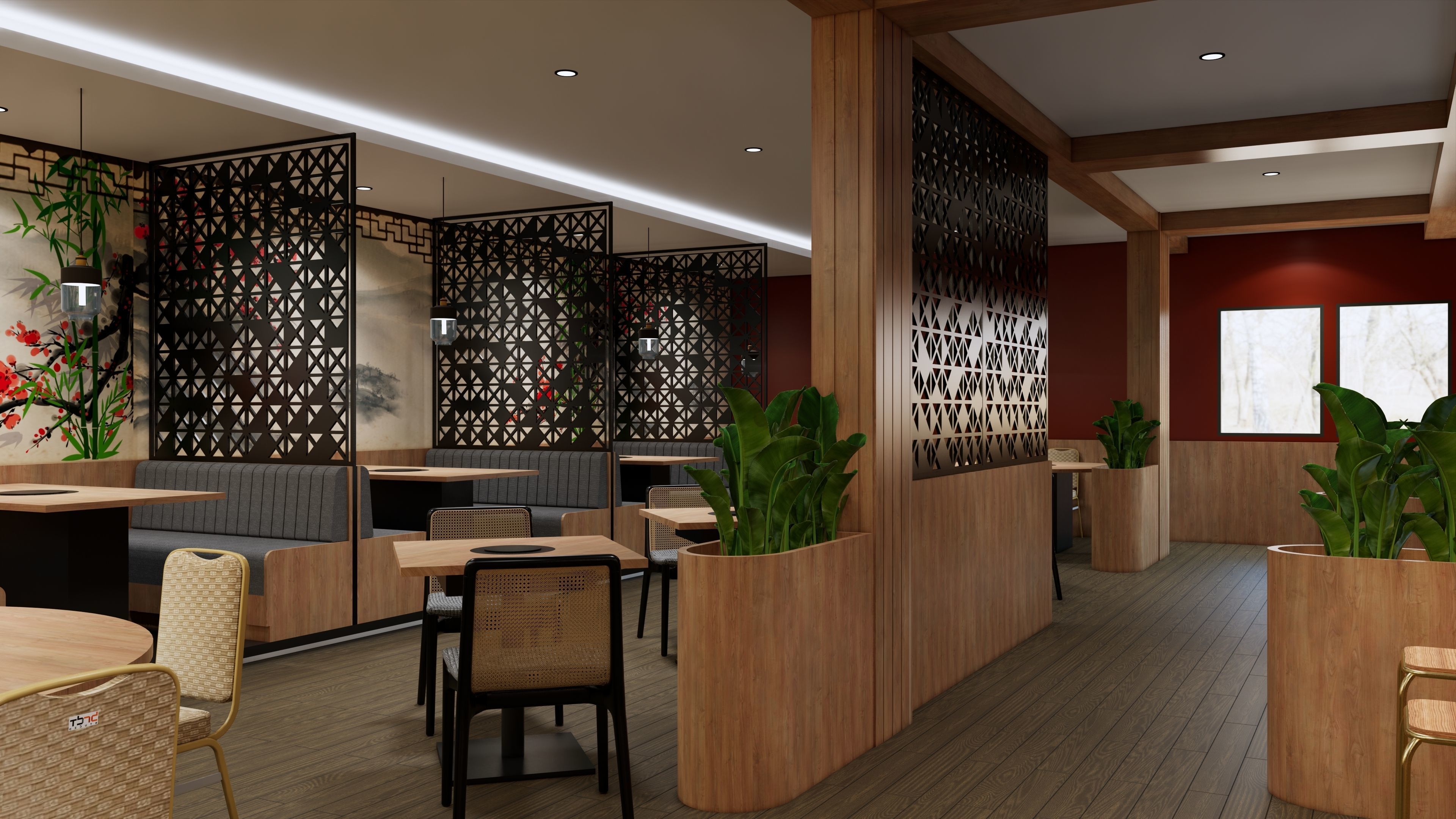 CHINESE RESTAURANT  3D model_3