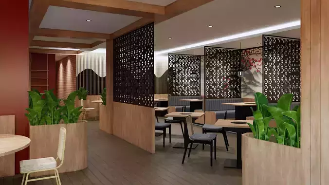 CHINESE RESTAURANT  3D model