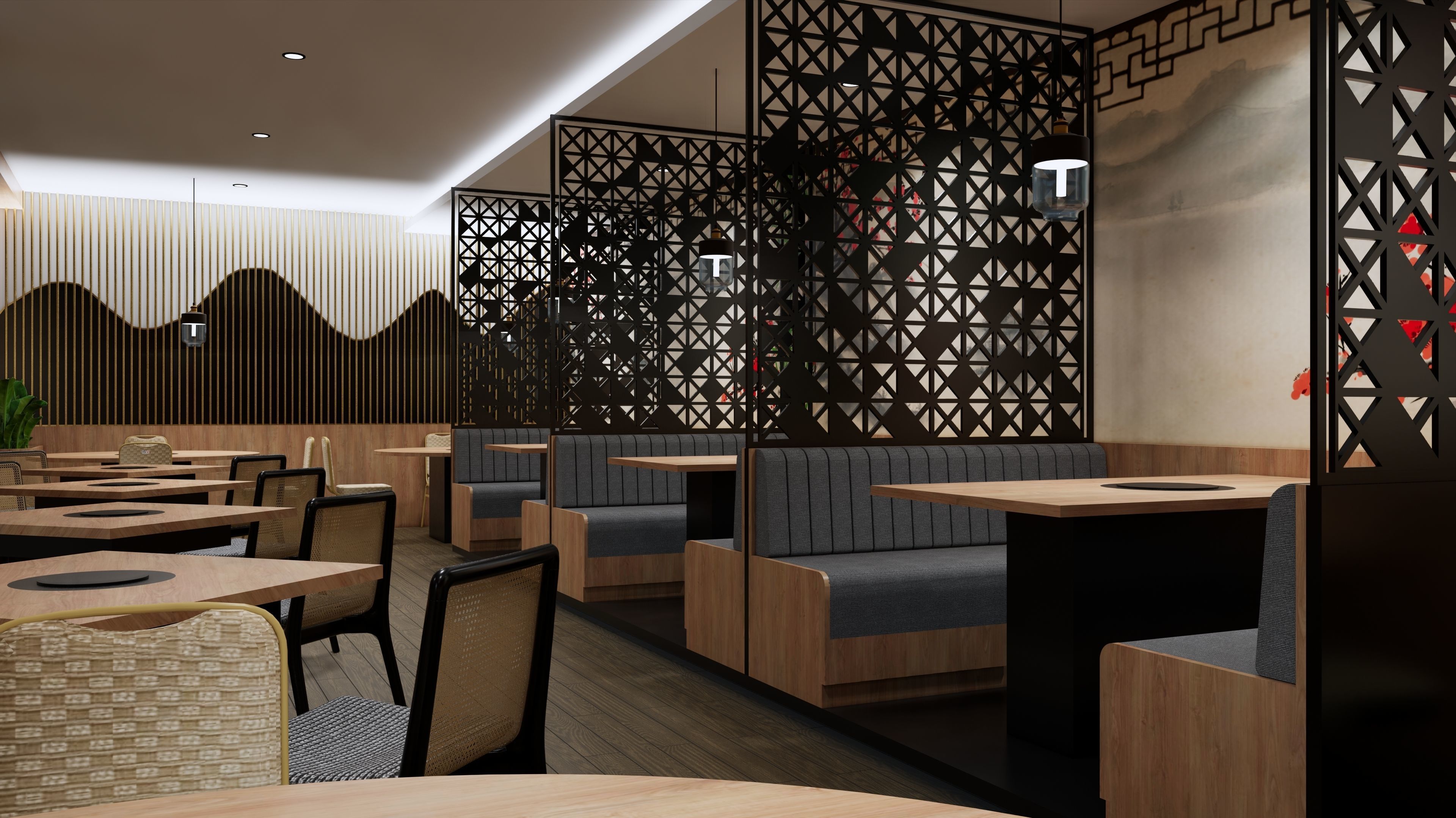 CHINESE RESTAURANT  3D model_1