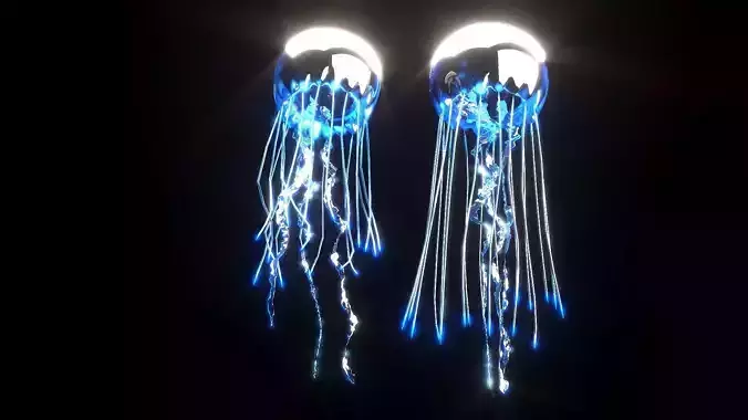 Jellyfishes 3D model