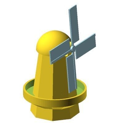 Mills game figure Free 3D print model_2