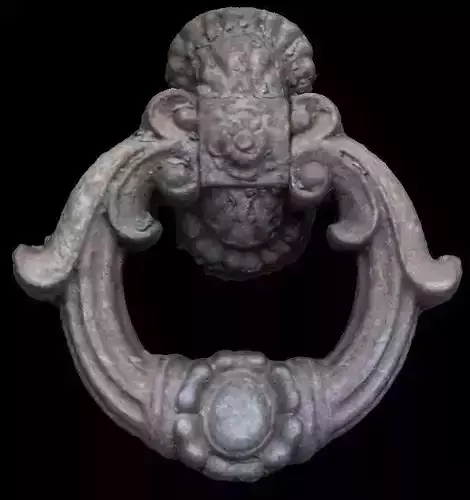 maniglia di un vecchio portone 3D model