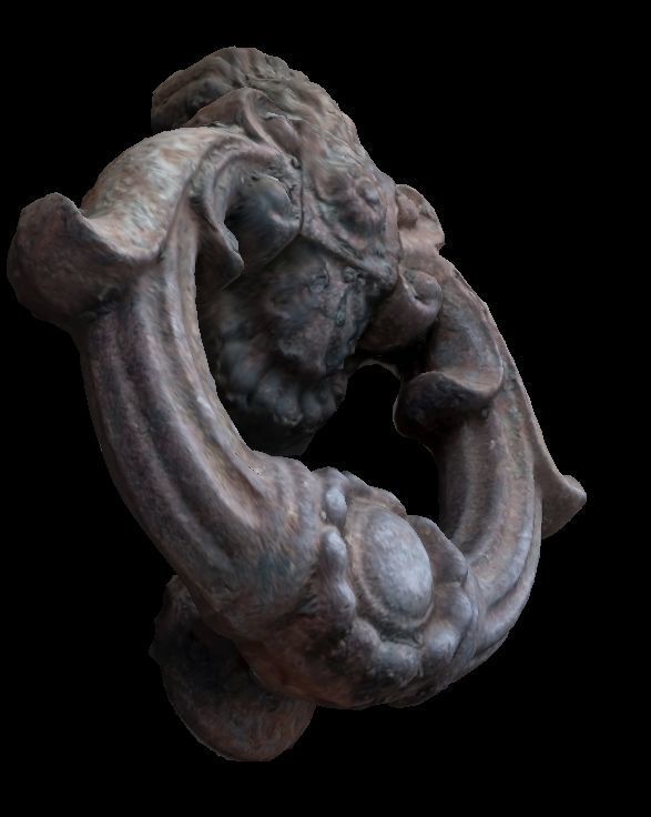 maniglia di un vecchio portone 3D model_6