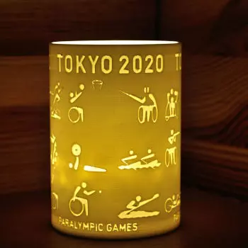 Cup With Topic Paralympic Free 3D print model