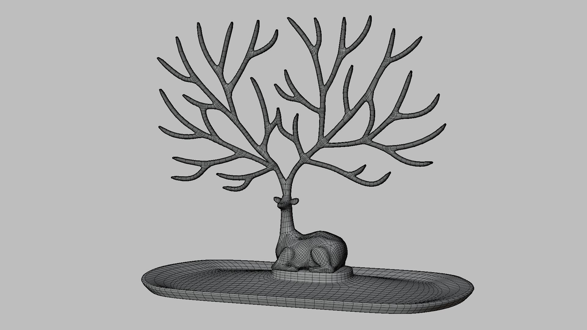 Decorative Jewelry Organizer for Interior Visualization PBR 3D model_7