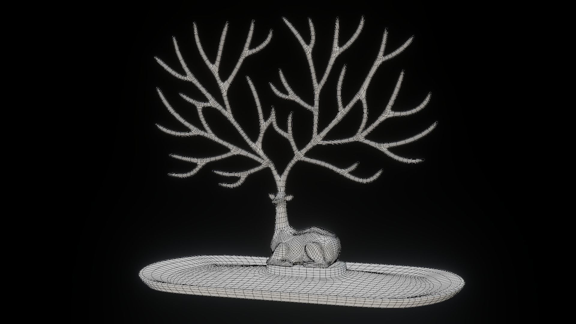 Decorative Jewelry Organizer for Interior Visualization PBR 3D model_6