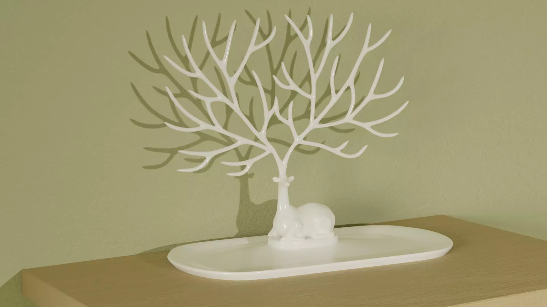 Decorative Jewelry Organizer for Interior Visualization PBR 3D model_0