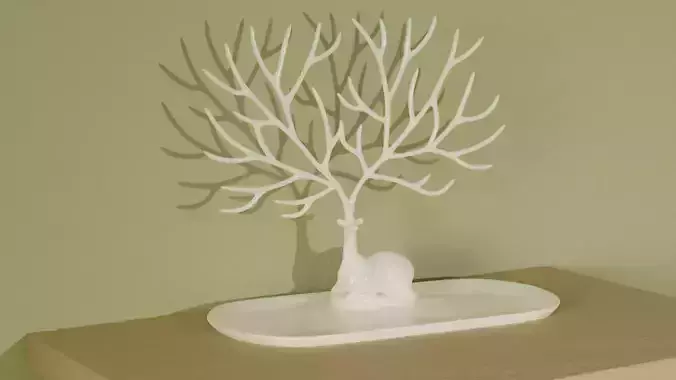 Decorative Jewelry Organizer for Interior Visualization PBR 3D model