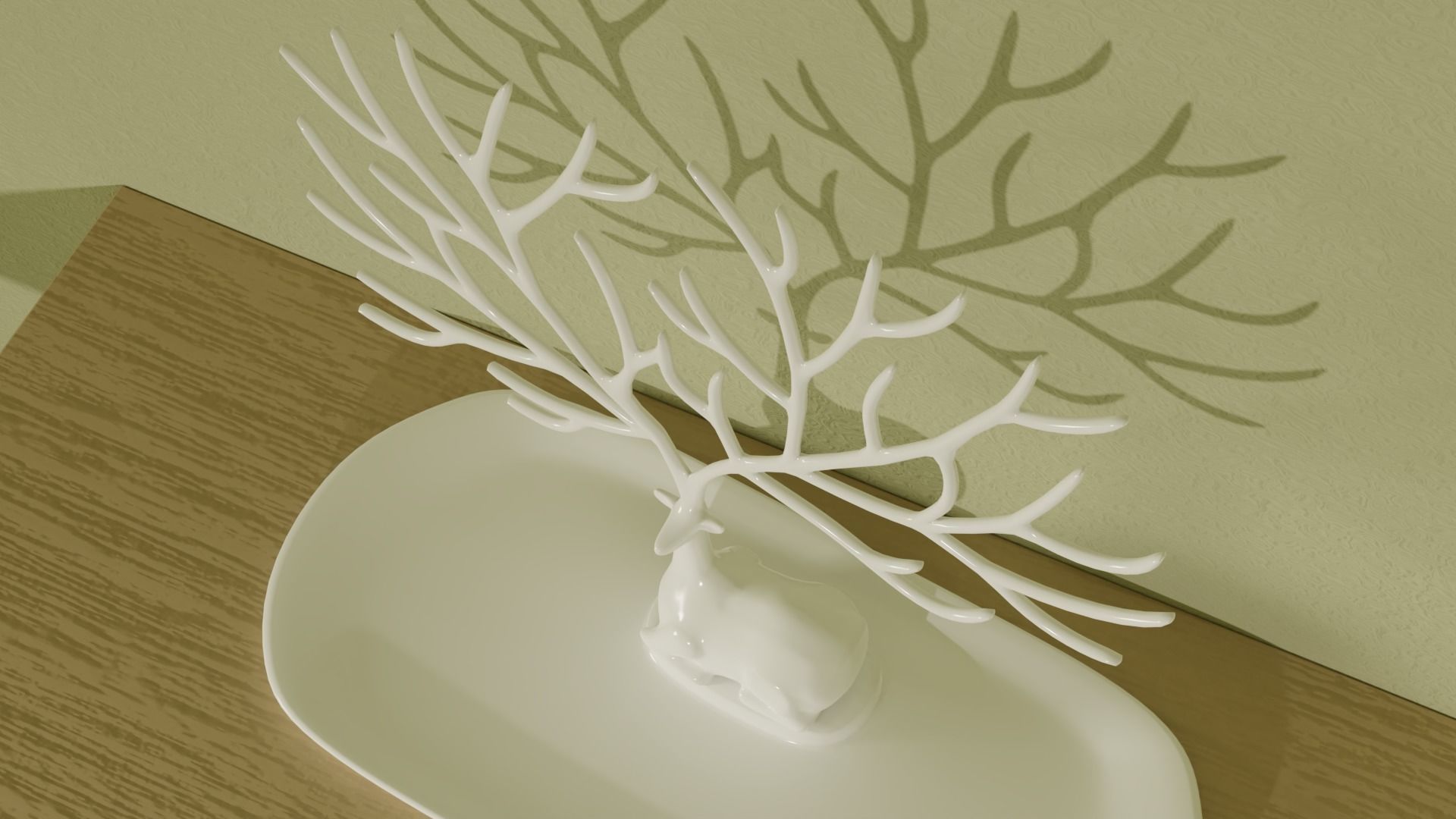 Decorative Jewelry Organizer for Interior Visualization PBR 3D model_2