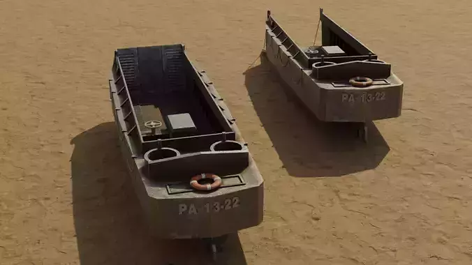 WW2 LCVP Higgins Landing Boat