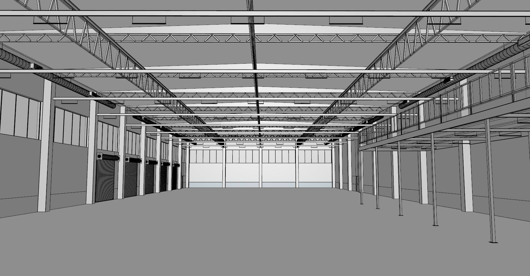 Warehouse Interior 2 3D model_7