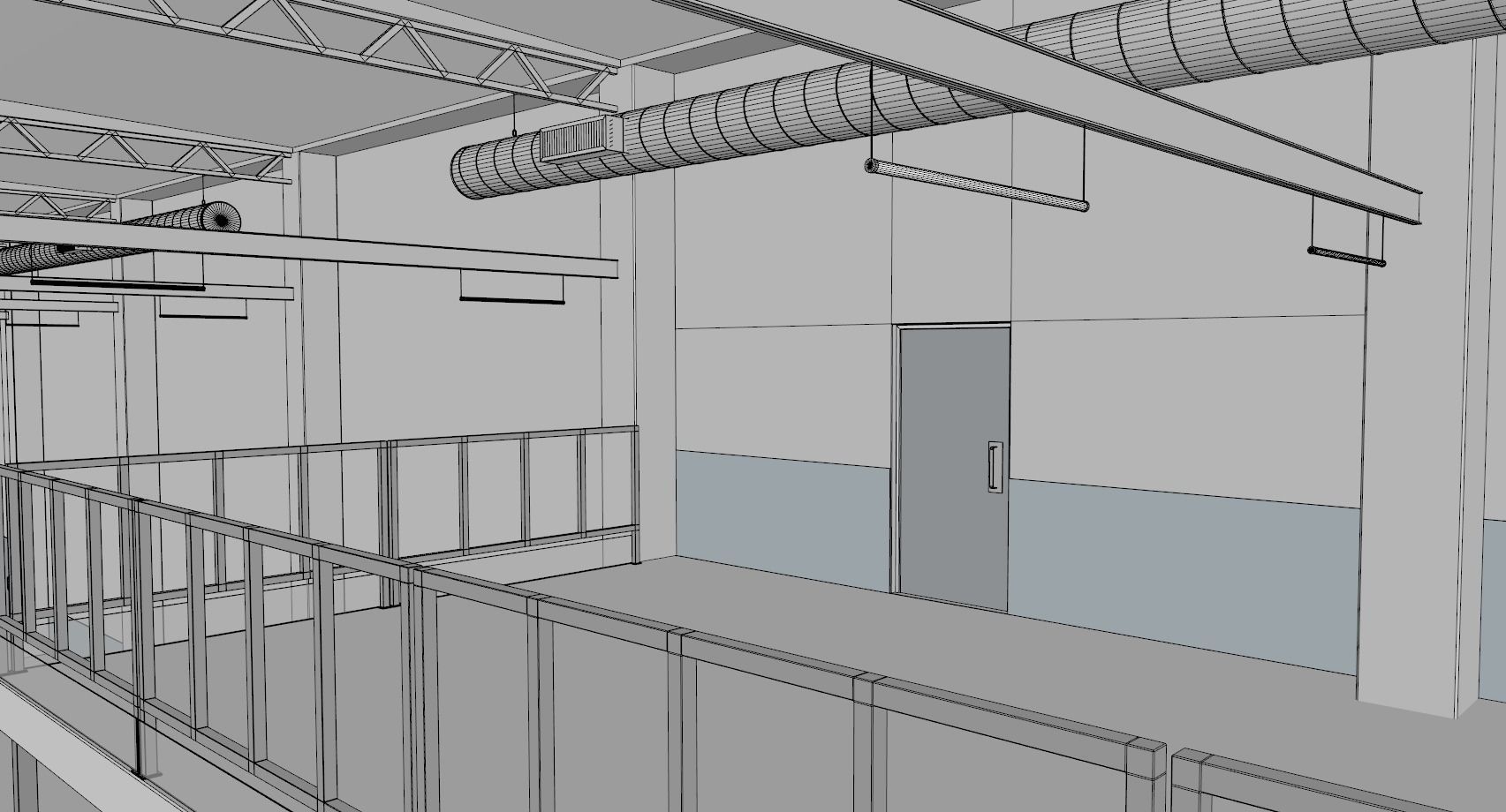 Warehouse Interior 2 3D model_9