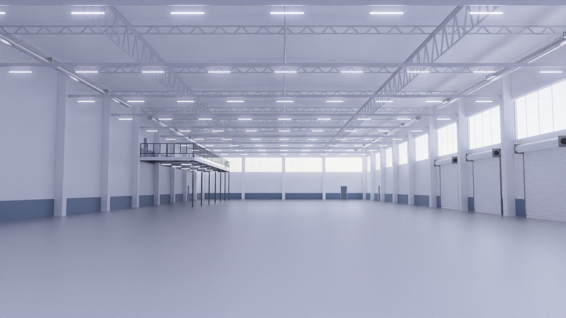 Warehouse Interior 2 3D model_2