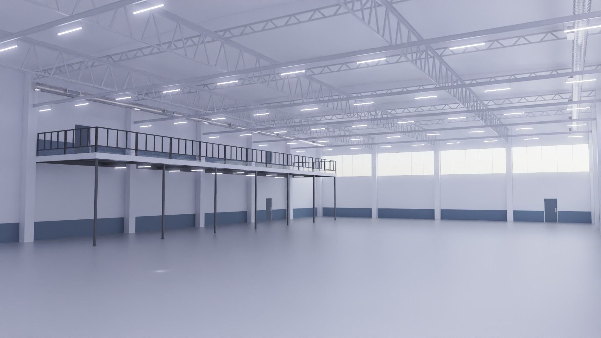 Warehouse Interior 2 3D model_3