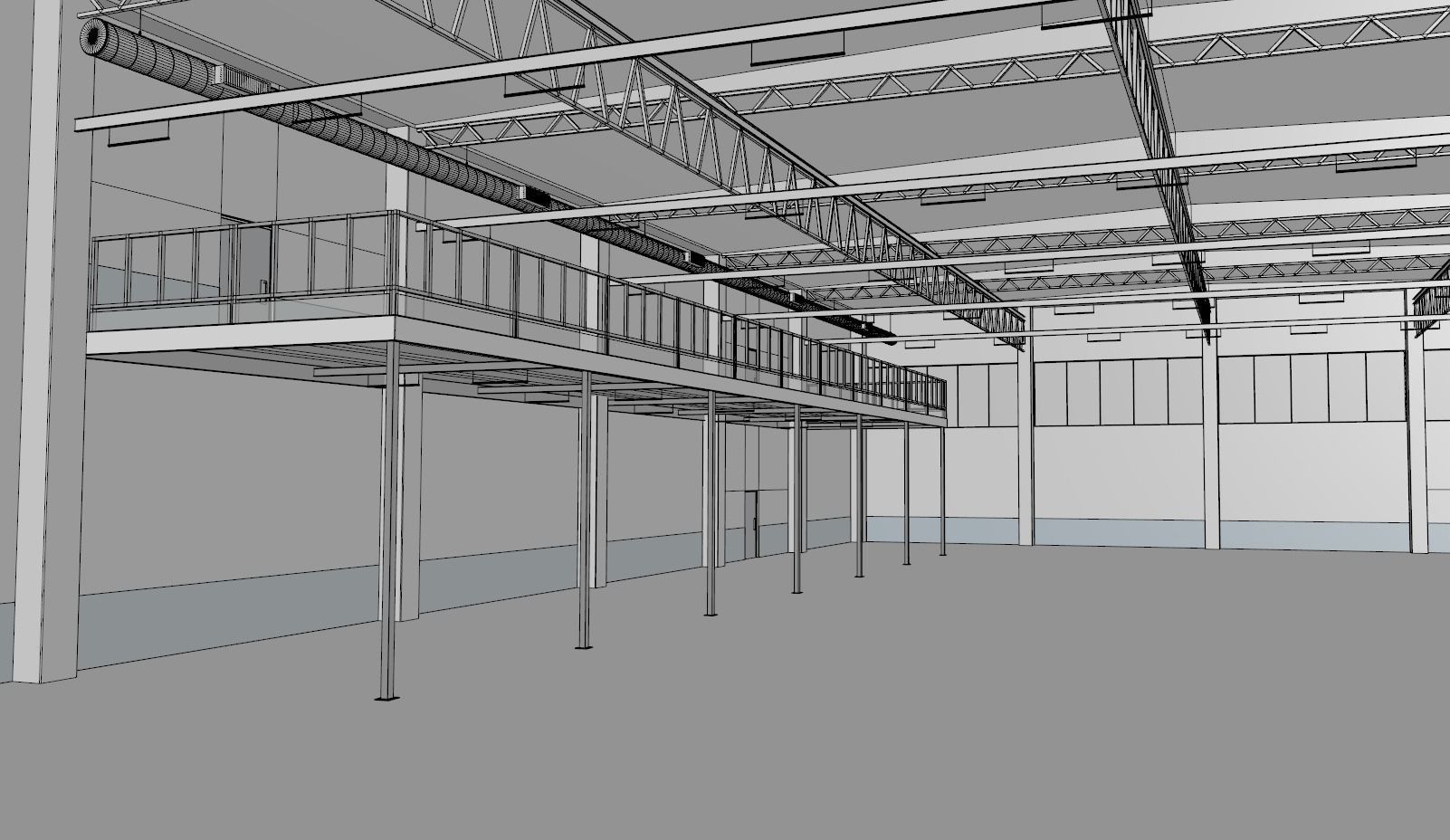 Warehouse Interior 2 3D model_8