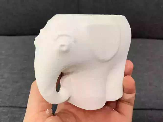 Elephant Shaped Flower Pot mold