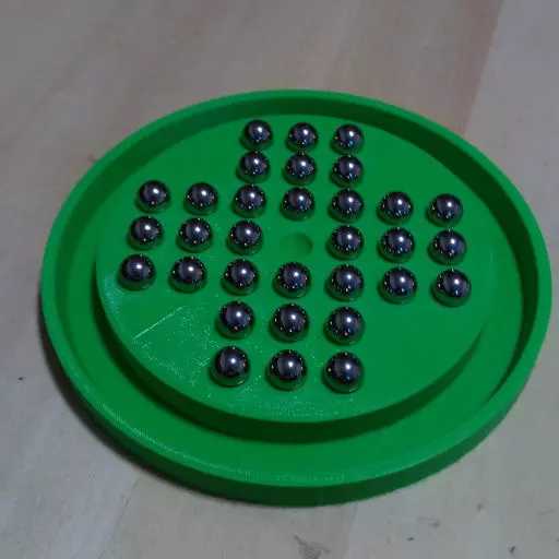 Solitaire 33 holes Free 3D print model